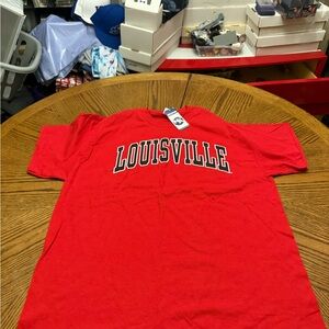 New with Tags Louisville Red Graphic Tee